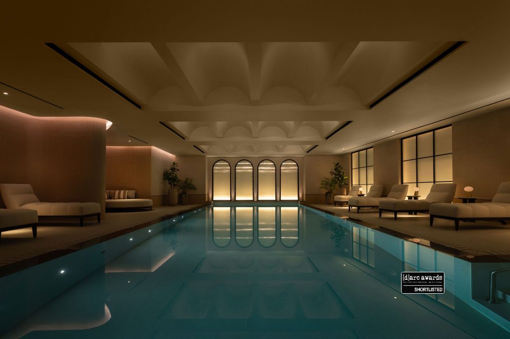 Bask SPA lighting design shortlisted for darc awards 2026