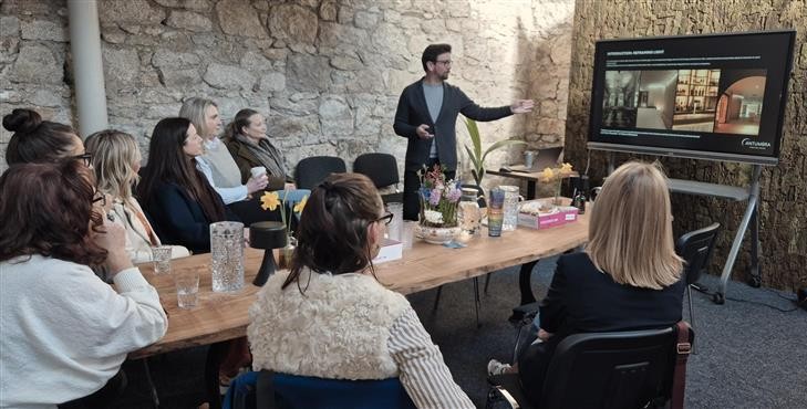 Lighting design Ireland presentation and discussion with designers at Design Source Ireland